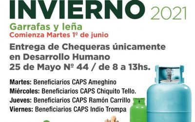 PROGRAMA INVIERNO 2021: SE COMPLETA EL PRIMERO DE LOS TRES MESES QUE TIENE VIGENCIA Y LA CANTIDAD DE BENEFICIARIOS ES SIMILAR A LA DE OTROS AÑOS