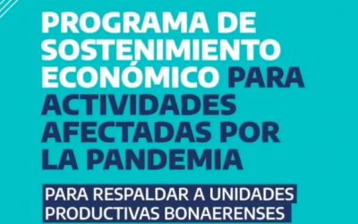 LANZAN PROGRAMA DE SOSTENIMIENTO ECONÓMICO PARA ACTIVIDADES AFECTADAS POR LA PANDEMIA DE COVID-19: UNA AYUDA DE 150.000 PESOS POR ÚNICA VEZ