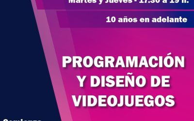 TALLER DE PROGRAMACIÓN Y VIDEOJUEGOS PARA NIÑOS Y NIÑAS A PARTIR DE LOS 10 AÑOS, UNA NUEVA PROPUESTA DEL POLO CIENTÍFICO TECNOLÓGICO