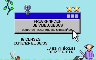 ESTÁ ABIERTA LA INSCRIPCIÓN PARA UN TALLER DE “PROGRAMACIÓN DE VIDEOJUEGOS”, QUE COMENZARÁ EN MAYO EN EL POLO CIENTÍFICO TECNOLÓGICO