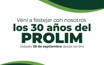 LOS 30 AÑOS DEL PROLIM: MAÑANA (SÁBADO) HABRÁ ACTO, MEGA ECOCANJE, RECORRIDA Y SORTEOS