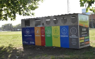 EL MUNICIPIO INSTALÓ UN PUNTO LIMPIO EN UGARTE Y ALBERDI: TIENE VARIAS SECCIONES QUE FACILITAN LA SEPARACIÓN DE LOS RESIDUOS