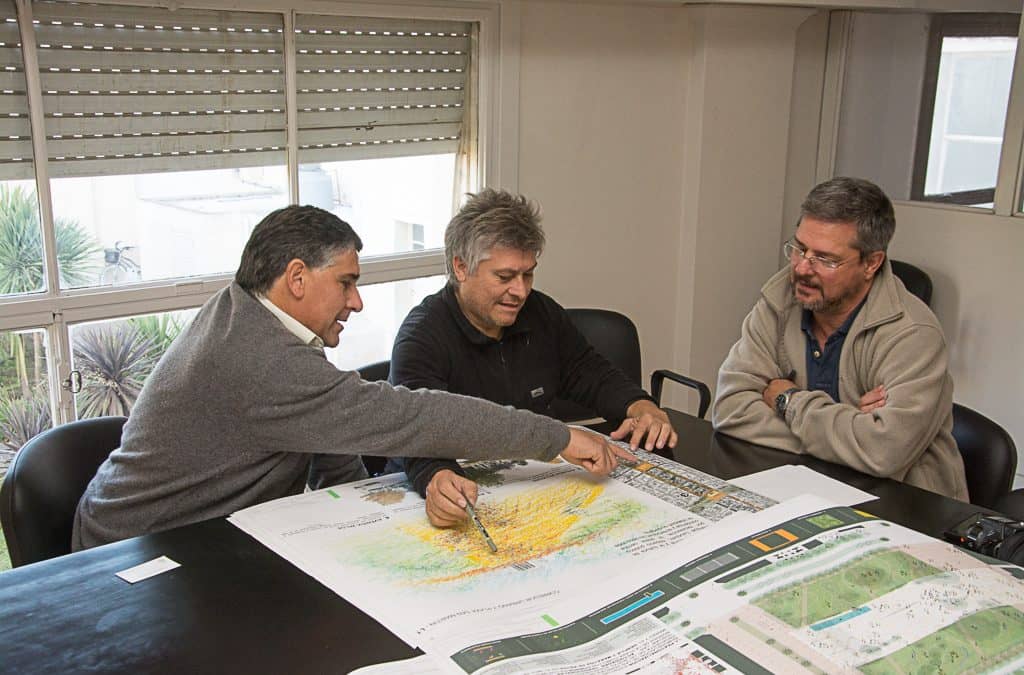 Centro comercial a cielo abierto: se realizó una nueva reunión técnica