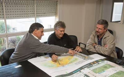 Centro comercial a cielo abierto: se realizó una nueva reunión técnica