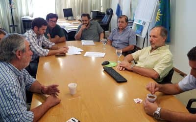El Intendente realiza gestiones en Hidráulica junto a la Sociedad Rural