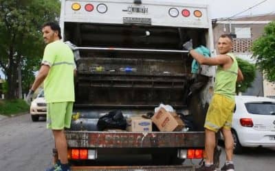 El jueves 29 y el lunes 2 no habrá recolección de residuos domiciliarios