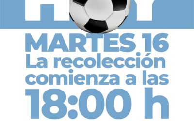 LA RECOLECCIÓN DE RESIDUOS SERÁ SOLO POR HOY DESDE LAS 18 H EN EL ÁREA URBANA