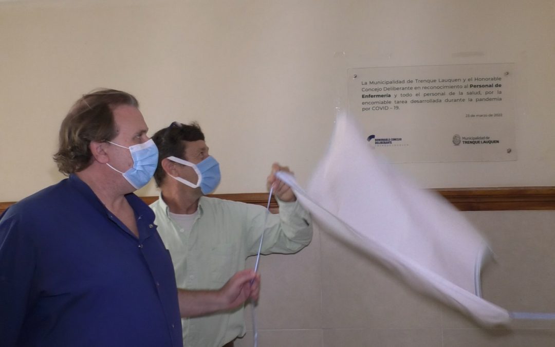 RECONOCIMIENTO AL PERSONAL DE SALUD POR LA LABOR DESARROLLADA EN LA PANDEMIA DE COVID-19