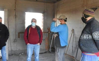 FERNÁNDEZ RECORRIÓ OBRAS EN MARCHA EN LA AMPLIACIÓN URBANA Y EN EL HOSPITAL MUNICIPAL DR. PEDRO T. ORELLANA