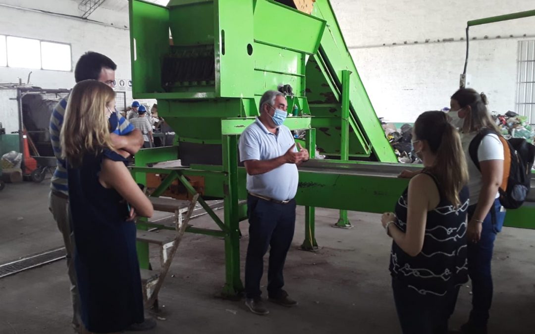 EL INTENDENTE, DE RECORRIDA: VISITÓ LA PLANTA DE PROCESAMIENTO DE RESIDUOS DE CORONEL SUÁREZ, LAS CASAS EN GARRÉ Y OBRAS EN 30 DE AGOSTO