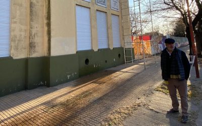 RECORRIDA DEL INTENDENTE FERNÁNDEZ POR OBRAS EN MARCHA: ESTUVO EN LA ESCUELA Nº 1, EL HOSPITAL MUNICIPAL Y EN LA AMPLIACIÓN URBANA