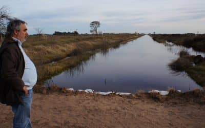 En hidráulica se estableció que no se permitirá un canal en Pellegrini