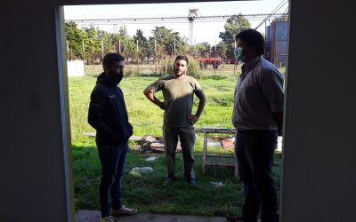 EL INTENDENTE INTERINO, ESTEBAN VIDAL, RECORRIÓ OBRAS DE VIVIENDAS Y DESAGÜES QUE EL MUNICIPIO ESTÁ LLEVANDO ADELANTE EN LAS LOCALIDADES DE GARRÉ Y GIRODÍAS
