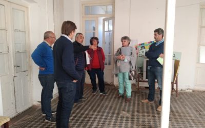 BERUTI: EL INTENDENTE VISITÓ OBRAS EN MARCHA, LOS TERRENOS DONDE SERÁN EMPLAZADAS LAS 15 VIVIENDAS, EL EX GERIÁTRICO EVITA Y LA SALA SANTA CLOTILDE