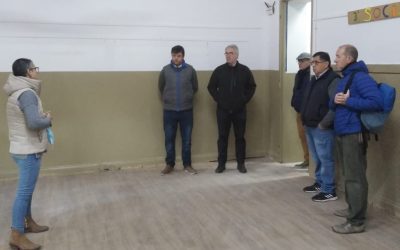 EL INTENDENTE INTERINO ENCABEZÓ UNA RECORRIDA PARA SUPERVISAR EL AVANCE DE LAS OBRAS EN LA ESCUELA Nº 1 Y LOS JARDINES Nº901 Y Nº915