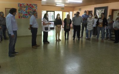EL INTENDENTE Y AUTORIDADES DE EDUCACIÓN RECORRIERON OBRAS DE ESCUELAS Nº 35 Y 3: DESTACARON EL TRABAJO CONJUNTO ENTRE PROVINCIA Y MUNICIPIO