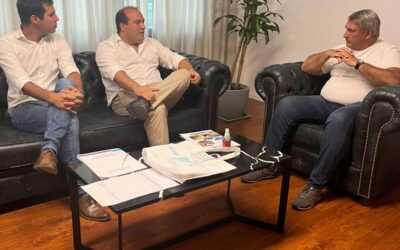 GESTIÓN DEL INTENDENTE ANTE EL MINISTRO DE TRANSPORTE DE LA PROVINCIA POR CAPACITACIONES Y EQUIPAMIENTO PARA EL PERSONAL DE TRÁNSITO