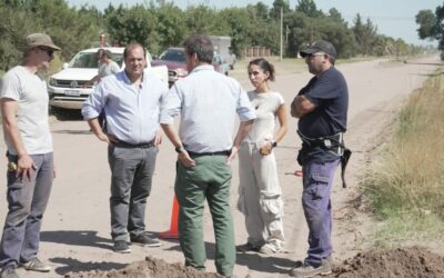 SE INICIÓ LA OBRA DE LA RED PRIMARIA DE AGUA POTABLE EN LA CHACRA 287