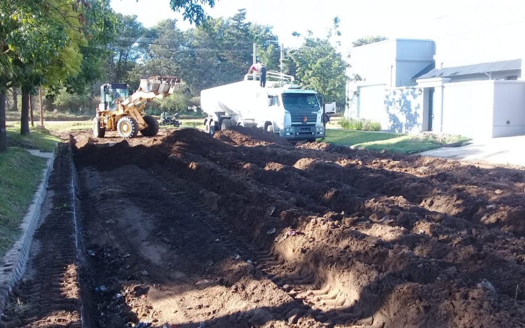 PAVIMENTACIÓN: EL MUNICIPIO TRABAJA EN LA CALLE DORREGO ENTRE GUARDIAS NACIONALES DE JUNÍN Y TAVOLONI, EN EL BARRIO DE ARGENTINO