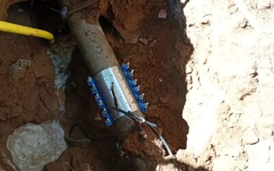 EL MUNICIPIO REALIZÓ LA REPARACIÓN DE UN CAÑO DE AGUA EN EL SECTOR CÉNTRICO DE LA CIUDAD