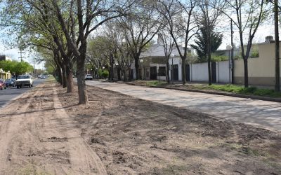 SERVICIOS SANITARIOS TERMINÓ EL TRABAJO EN LAS CALLES MONFERRAND Y TTE GRAL. URIBURU Y EL SECTOR QUEDÓ HABILITADO AL TRÁNSITO