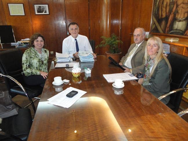 Feito y funcionarios se reunieron con Castagneto