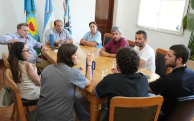 CENTRO DE SALUD MENTAL: EL INTENDENTE FRANCISCO RECOULAT, EL DIRECTOR PROVINCIAL MARIANO REY Y EQUIPOS TÉCNICOS PLANIFICAN EL FUNCIONAMIENTO DEL NUEVO ESPACIO