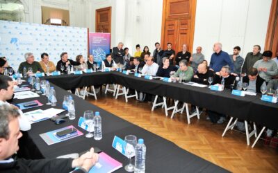 EL INTENDENTE FRANCISCO RECOULAT PARTICIPÓ EN BRAGADO DE UNA REUNIÓN REGIONAL PARA ANALIZAR OBRAS HIDRÁULICAS Y ACCIONES DE PREVENCIÓN
