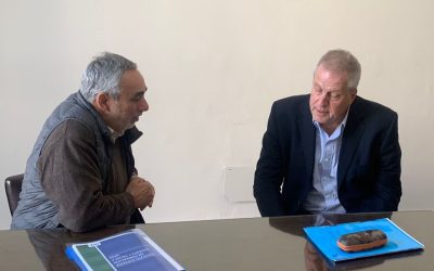 FERNÁNDEZ LE PRESENTÓ AL MINISTRO DE EDUCACIÓN DE NACIÓN EL ANTEPROYECTO PARA CONSTRUIR UNA NUEVA SEDE PARA EL INSTITUTO DE FORMACIÓN DOCENTE Nº40