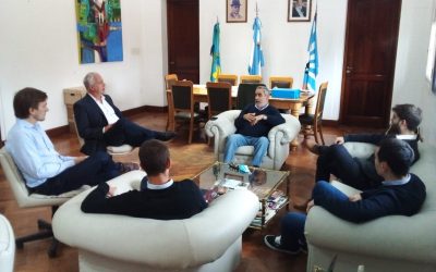 EL INTENDENTE FERNÁNDEZ RECIBIÓ HOY (JUEVES) AL DIRECTOR DE RELACIONES CON LAS PROVINCIAS Y MUNICIPIOS DE CABA, GERARDO SINISCALCHI