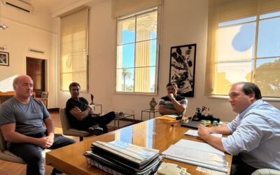 REUNIÓN CON LOS RESPONSABLES DEL DESARROLLO DEL PARQUE INDUSTRIAL Y LOGÍSTICO DE 30 DE AGOSTO