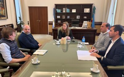 EL INTENDENTE FRANCISCO RECOULAT SE REUNIÓ CON LA SECRETARIA GENERAL DE LA PROVINCIA DE BUENOS AIRES, AGUSTINA VILA