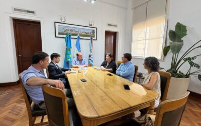 EL INTENDENTE FRANCISCO RECOULAT RECIBIÓ AL DIRECTOR PROVINCIAL DEL REGISTRO DE LA PROPIEDAD POR EL PROGRAMA “PROTEGÉ TU VIVIENDA”