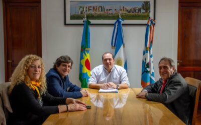 EL INTENDENTE RECIBIÓ AL GOBERNADOR DE ROTARY Y ACORDARON FORTALECER EL TRABAJO CONJUNTO EN PROYECTOS COMUNITARIOS