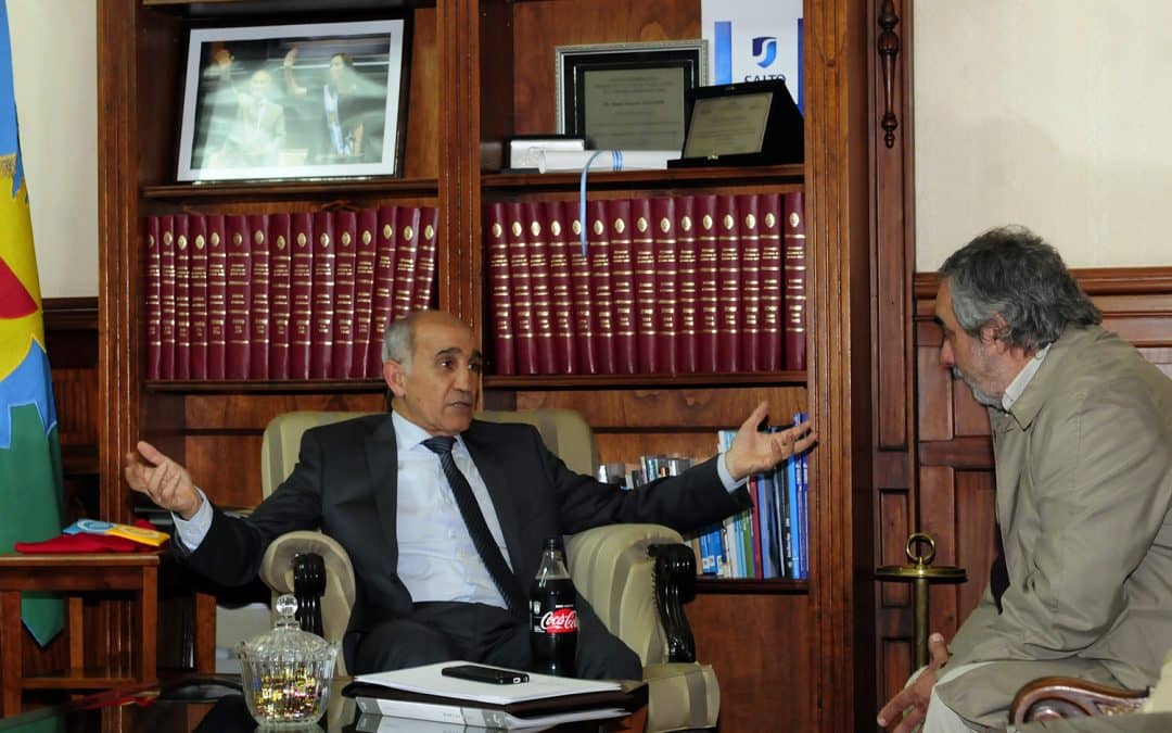 Fernández se reunió con el vicegobernador de la Provincia, Daniel Salvador