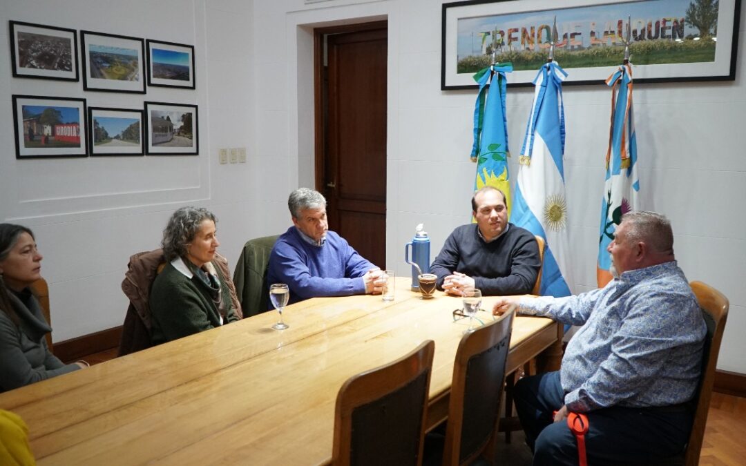 EL INTENDENTE FRANCISCO RECOULAT RECIBIÓ AL DIRECTOR GENERAL DE LA FUNDACIÓN JULIO BOCCA