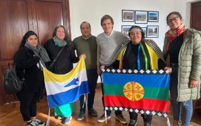 EL INTENDENTE FRANCISCO RECOULAT SE REUNIÓ CON INTEGRANTES DE LA COMUNIDAD CACIQUE PINCÉN