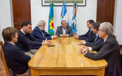 EL INTENDENTE RECIBIÓ AL PROCURADOR GENERAL DE LA SUPREMA CORTE DE JUSTICIA DE LA PROVINCIA DE BUENOS AIRES, JULIO CONTE-GRAND