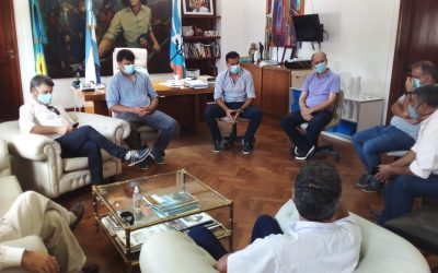 EL INTENDENTE INTERINO ESTEBAN VIDAL RECIBIÓ A REPRESENTANTES DE TELECOM Y CONVERSARON SOBRE LOS PROYECTOS DE LA EMPRESA PARA LA CIUDAD