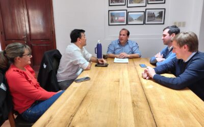 EL INTENDENTE FRANCISCO RECOULAT SE REUNIÓ CON EL DIRECTOR DE INVESTIGACIONES CRIMINALES DEL MINISTERIO DE SEGURIDAD DE LA PROVINCIA