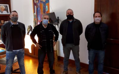 EL INTENDENTE SE REUNIÓ CON TRES EMPRENDEDORES LOCALES QUE IMPULSAN UN PROYECTO PARA LA PRODUCCIÓN DE CANNABIS MEDICINAL Y CÁÑAMO INDUSTRIAL