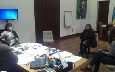 EL INTENDENTE RECIBIÓ A LA ANTROPÓLOGA LUCIANA JUILLERAT, QUIEN ESTARÁ A CARGO DEL ARCHIVO ARQUEOLÓGICO QUE FUNCIONA EN EL MUSEO HISTÓRICO REGIONAL