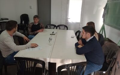 GARRÉ: REUNIÓN CON EL ÁREA DE DESARROLLO HUMANO PARA COORDINAR ACCIONES Y ASISTENCIA A LAS FAMILIAS DE LA COMUNIDAD