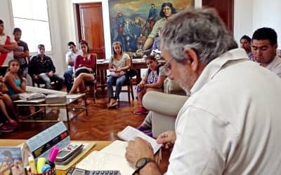 El Intendente Fernández se reunió con el personal del Estacionamiento Medido
