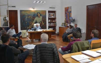 EL INTENDENTE SE REUNIÓ ESTA MAÑANA (MIÉRCOLES) CON REPRESENTANTES DEL ENARGAS Y CAMUZZI GAS PAMPEANA POR OBRAS PARA EL DISTRITO