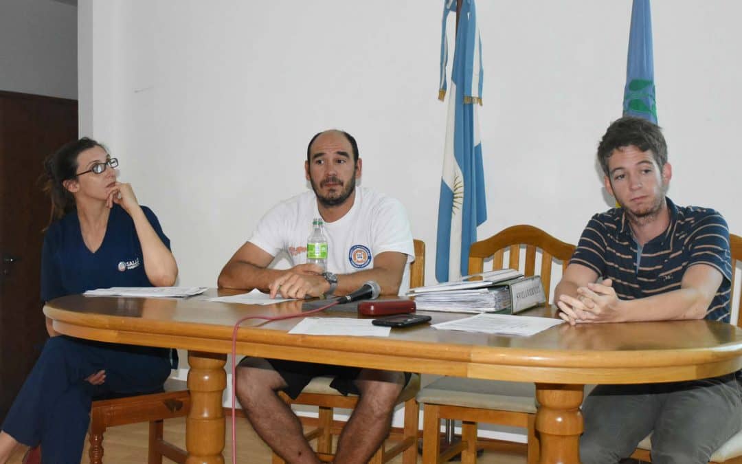 Se realizó una reunión con los representantes de los natatorios
