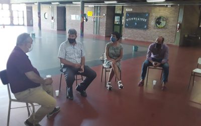 EL INTENDENTE SE REUNIÓ CON EL DIRECTOR PROVINCIAL DE EDUCACIÓN TÉCNICA PROFESIONAL Y RECORRIERON LA ESCUELA TECNICA Y EL PCT