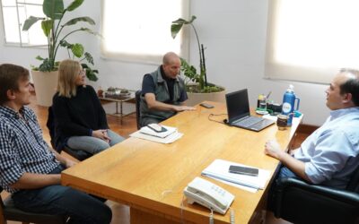 EL INTENDENTE FRANCISCO RECOULAT SE REUNIÓ CON EL DIRECTOR DE COORDINACIÓN RURAL DEL MINISTERIO DE SEGURIDAD DE LA PROVINCIA