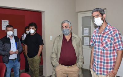 EL INTENDENTE Y AUTORIDADES PROVINCIALES RECORRIERON DISTINTOS SECTORES DE LA CIUDAD PARA DEFINIR MEJOR DÓNDE LEVANTAR UN CENTRO COMUNITARIO