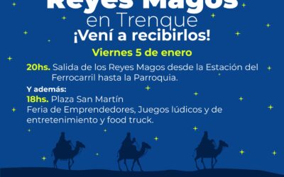 LOS REYES MAGOS LLEGAN MAÑANA (VIERNES) A TRENQUE LAUQUEN Y REALIZARÁN SU TRADICIONAL RECORRIDO POR LA VILLEGAS A PARTIR DE LAS 20